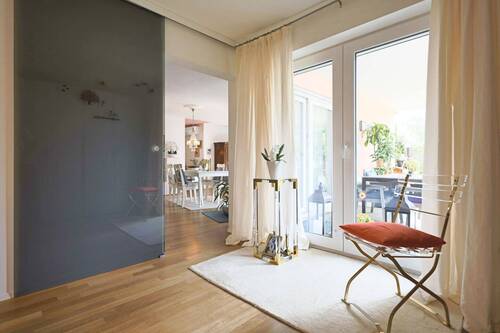 Schiebetür im Schlafzimmer - 