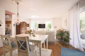 Essbereich und Sofalandschaft - 