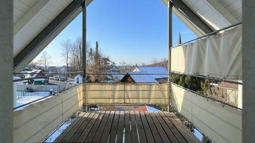 Balkon mit Blick zu den Vogesen für schöne Abendstunden und eindrucksvolle Sonnenuntergänge - 