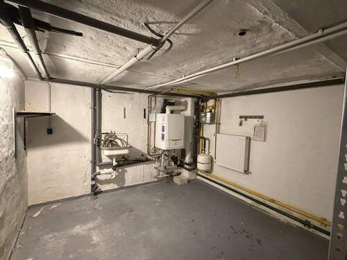 Gasheizung im Teilkeller - 