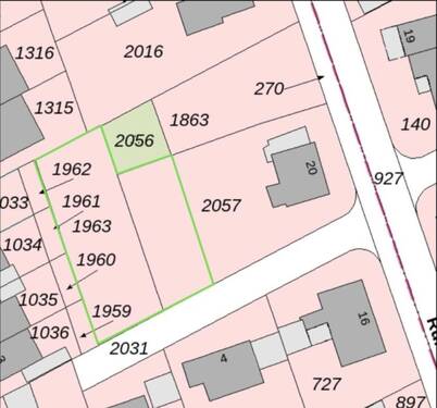 Flurstückansicht - Grundstück zum Kaufen in Dortmund