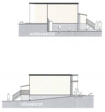 Ansichten-Nord und Süd - 