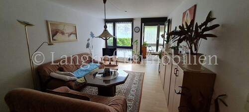 Wohnzimmer Richtung Loggia - 2-Zimmer-Terrassenwohnung, gut vermietet, nur einen Steinwurf vom Wöhrder See entfernt