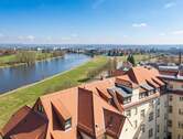 Drohnenansicht - 3 Zimmer Etagenwohnung in Dresden