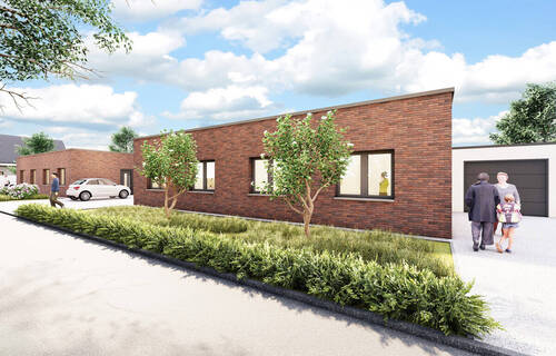 Vorderansicht - Bungalow mit 98,00 m&sup2; in Selfkant / Tüddern zum Kaufen