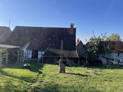 Rückansicht Scheune - 5 Zimmer Einfamilienhaus in Weißensee