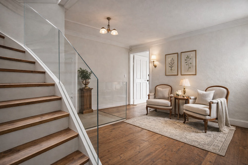 Treppenhaus - virtuell renoviert - 