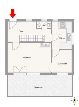 Erdgeschoss - Doppelhaushälfte mit 130,00 m&sup2; in Prien zum Kaufen