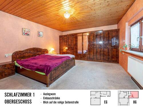 Großes Elternschlafzimmer - 