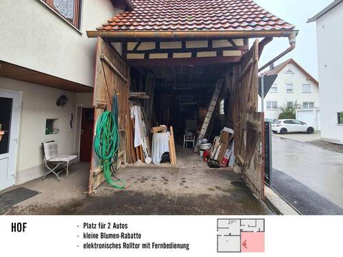 Blick in die Scheune - 