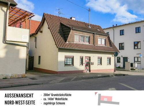 Hausansicht von der Straße - 5 Zimmer Einfamilienhaus zum Kaufen in Magstadt