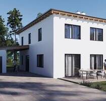 Kamin an, Welt aus: Neue Doppelhaushälfte mit 154 m², Garage, Carport & Garten in ruhiger Lage - Hankofen