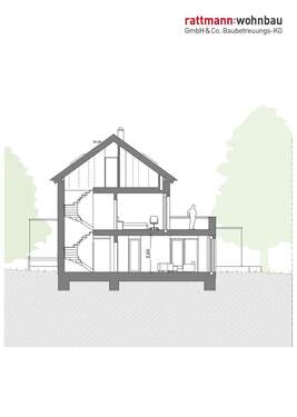 Schnitt - 7 Zimmer Einfamilienhaus in Herzogenaurach