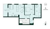 Grundriss der Eigentumswohnung - 