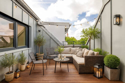 Wohnung 17 Terrasse KI generiert - 