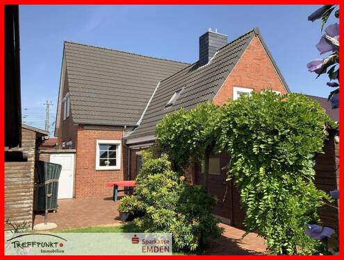 Rückansicht - 4 Zimmer Doppelhaushälfte in Emden