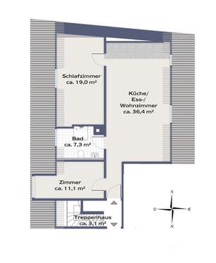 Bild 4 - Etagenwohnung mit 74,00 m² in Meersburg zur Miete