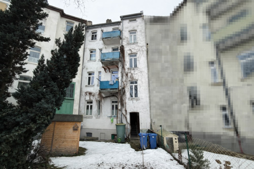 Gartenansicht - 4 Zimmer Etagenwohnung zum Kaufen in Bamberg