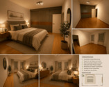 Modernes Schlafzimmer - 