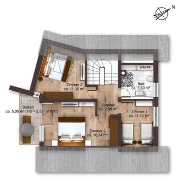 Obergeschoss - 