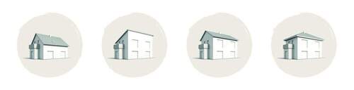 Alle Dachvarianten auf einen Blich - 