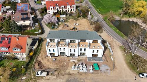 Baufortschritt April 2025 - 5 Zimmer Reihenendhaus in Markranstädt