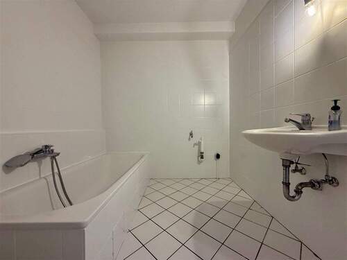 Wannenbad mit WM-Anschluss - 