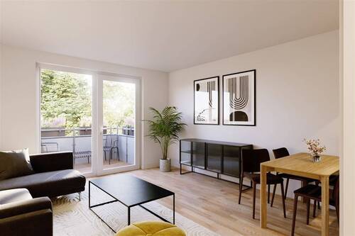 Wohn- u. Esszimmer mögliche Einrichtung - 