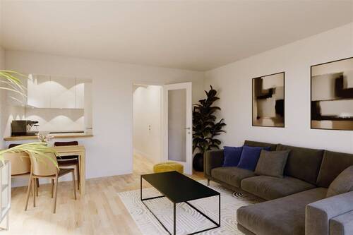 Wohn- u. Esszimmer mögliche Einrichtung (3) - 