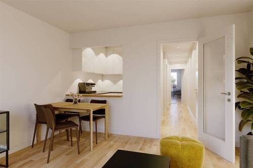 Essbereich und Flur mögliche Einrichtung - 