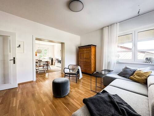 Wohnzimmer - 5 Zimmer Doppelhaushälfte zum Kaufen in Halberstadt