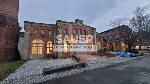 Geb. 121 außenansicht - 450 m² Ausstellungs-Atelierhalle mit Wasserblick *2734*