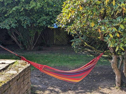 Hängematte im Garten - 