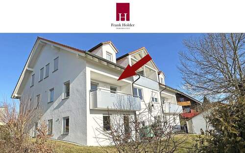 Hausansicht - Hell, sonnig und ruhig Wohnen mit Aussicht