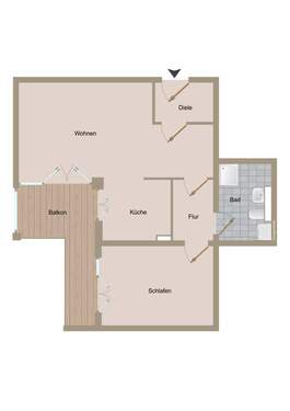 Bild 4 - Etagenwohnung mit 60,60 m&sup2; in München zum Kaufen