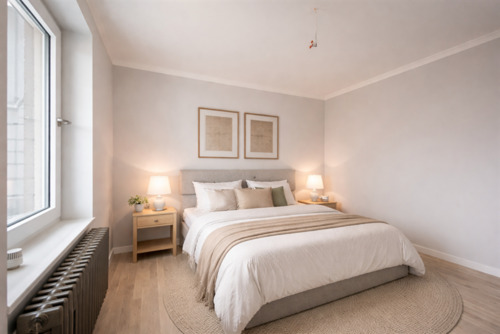 Schlafzimmer - 3 Zimmer Etagenwohnung zum Kaufen in Berlin