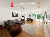 Wir freuen uns auf Sie! - Charmante 3-Zimmer-Wohnung mit Terrasse & Garten - modern, freundlich und zum Wohlfühlen