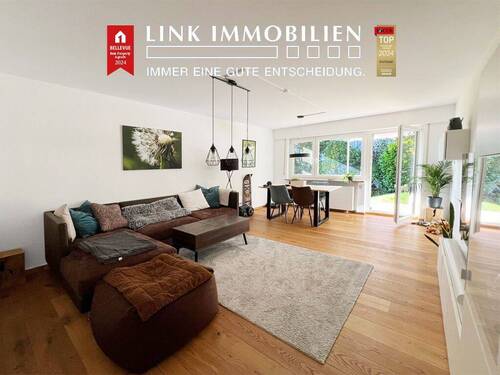Wir freuen uns auf Sie! - Charmante 3-Zimmer-Wohnung mit Terrasse & Garten - modern, freundlich und zum Wohlfühlen