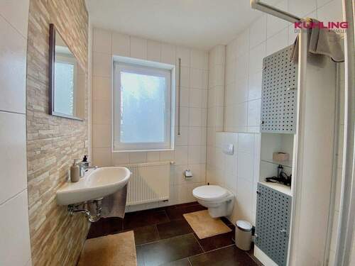 Badezimmer - Etagenwohnung mit 15,00 m&sup2; in Vechta zur Miete