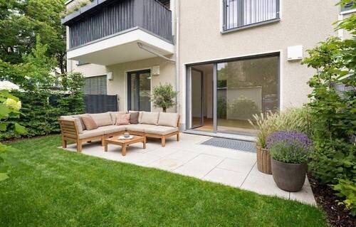 Terrasse - 3 Zimmer Etagenwohnung in München