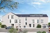 Straßenansicht MFH I Zoom - . 2 Zimmer . ca. 63 m² . Wohnen im Rodehof . NEUBAU . barrierefreier Zugang .