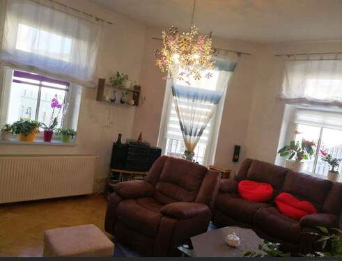 Wohnzimmer - Etagenwohnung mit 99,00 m² in Gera zum Kaufen