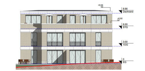 Rückansicht Süd - 5 Zimmer Doppelhaushälfte zum Kaufen in Hamburg / Lemsahl-Mellingstedt
