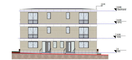 Vorderansicht Nord - 