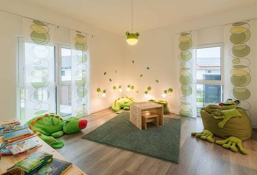 Ein Kinderzimmer im Froschdesign - 