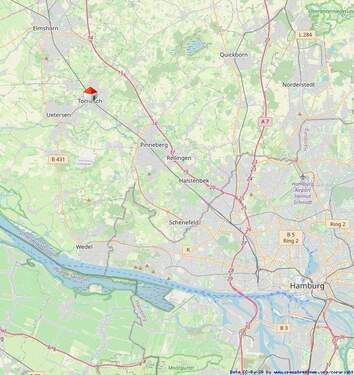 Lage im Hamburger Umland - 
