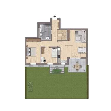 Helle EG-Wohnung mit eigenem Garten - 4 Zimmer Etagenwohnung zum Kaufen in Roth