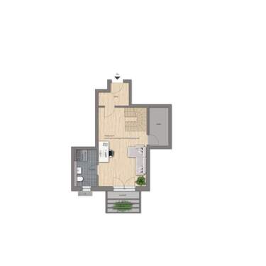 Hobbyraum mit eigenem Bad - 4 Zimmer Etagenwohnung in Roth