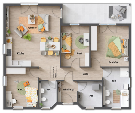 Winkelbungalow 108 - 