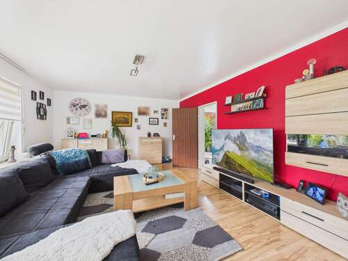 Wohnzimmer - 8 Zimmer Mehrfamilienhaus, Wohnhaus zum Kaufen in Isselburg